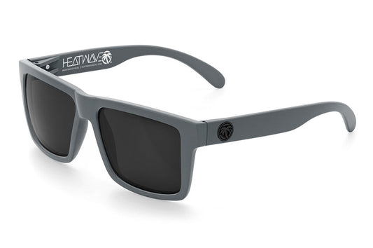 Heatwave Vise: Satin Grey/ Black Lense
