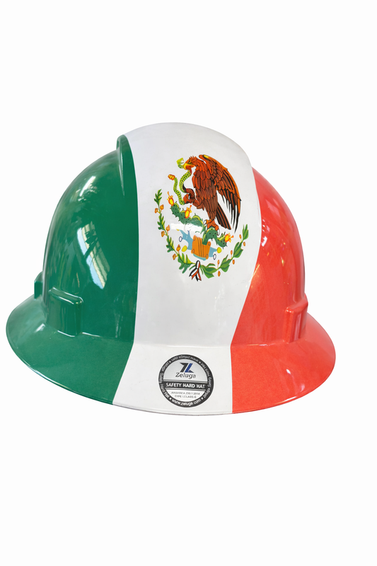 Zeluga: Mexican Flag Hard Hat