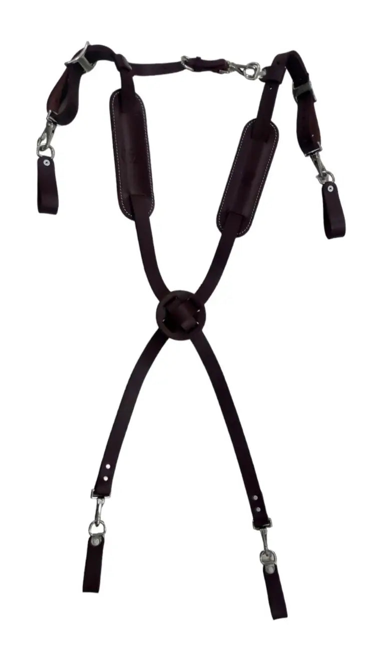 Zeluga: Leather Work Suspenders