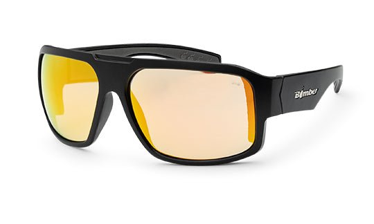 Bomber MEGA: Photochromic Fire Red Orange Mirror