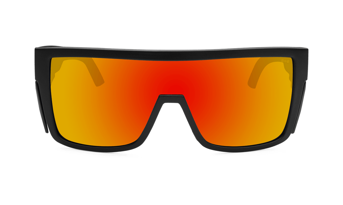 Bomber Buzz: Red Mirror/ Black Frame