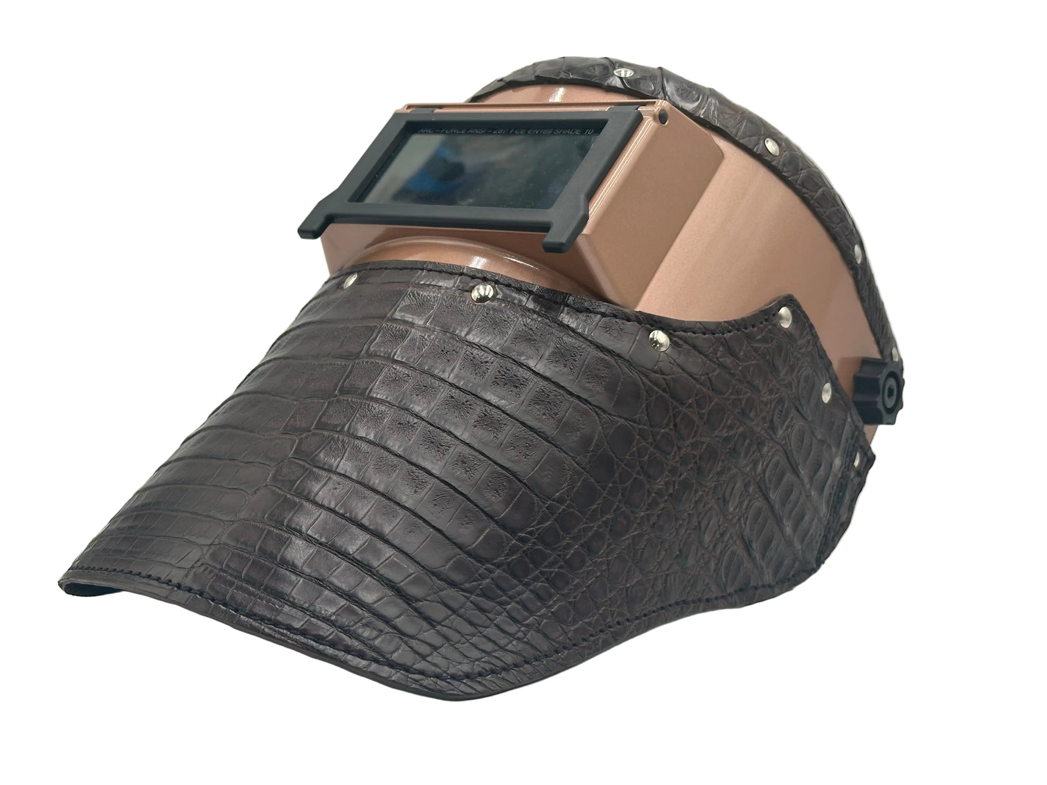 Outlaw Leather: Slimline Copper (Brown Caiman
