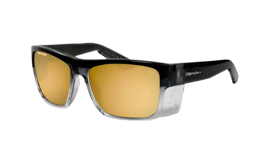 Bomber Polarized Gold Mirror Crystal