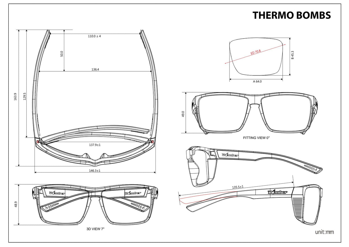 Bomber Thermo: Black Lense