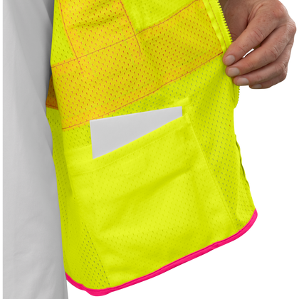 Ironwear: Women Vest (Pink Trim)