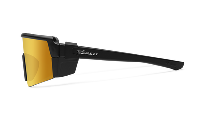 Bomber Smoke: Gold Mirror/Matte Black Frame