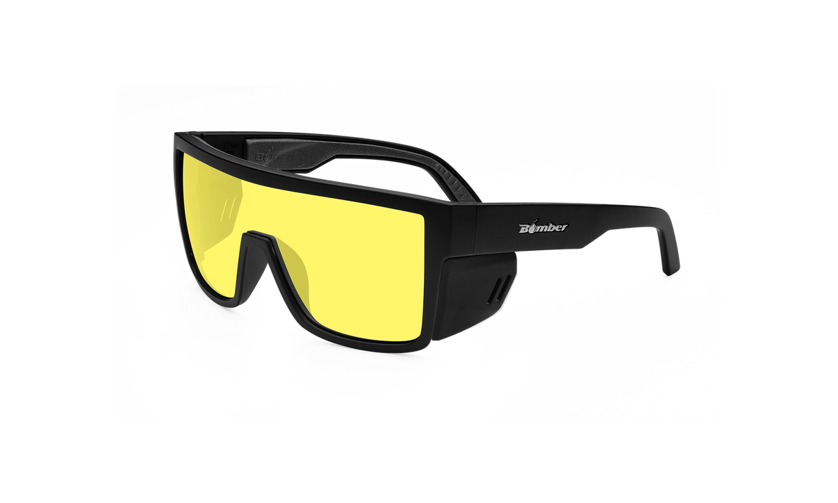 Bomber Buzz: Yellow Lense / Black Frame
