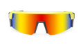 Bomber Smoke: Hi-vis Yellow Red Mirror