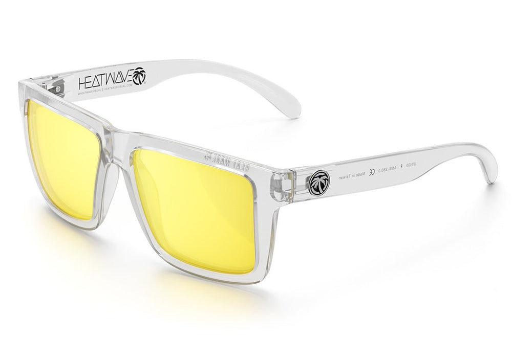 Heatwave Vise:  Vapor Clear/ Hi-Vis Yellow Lens