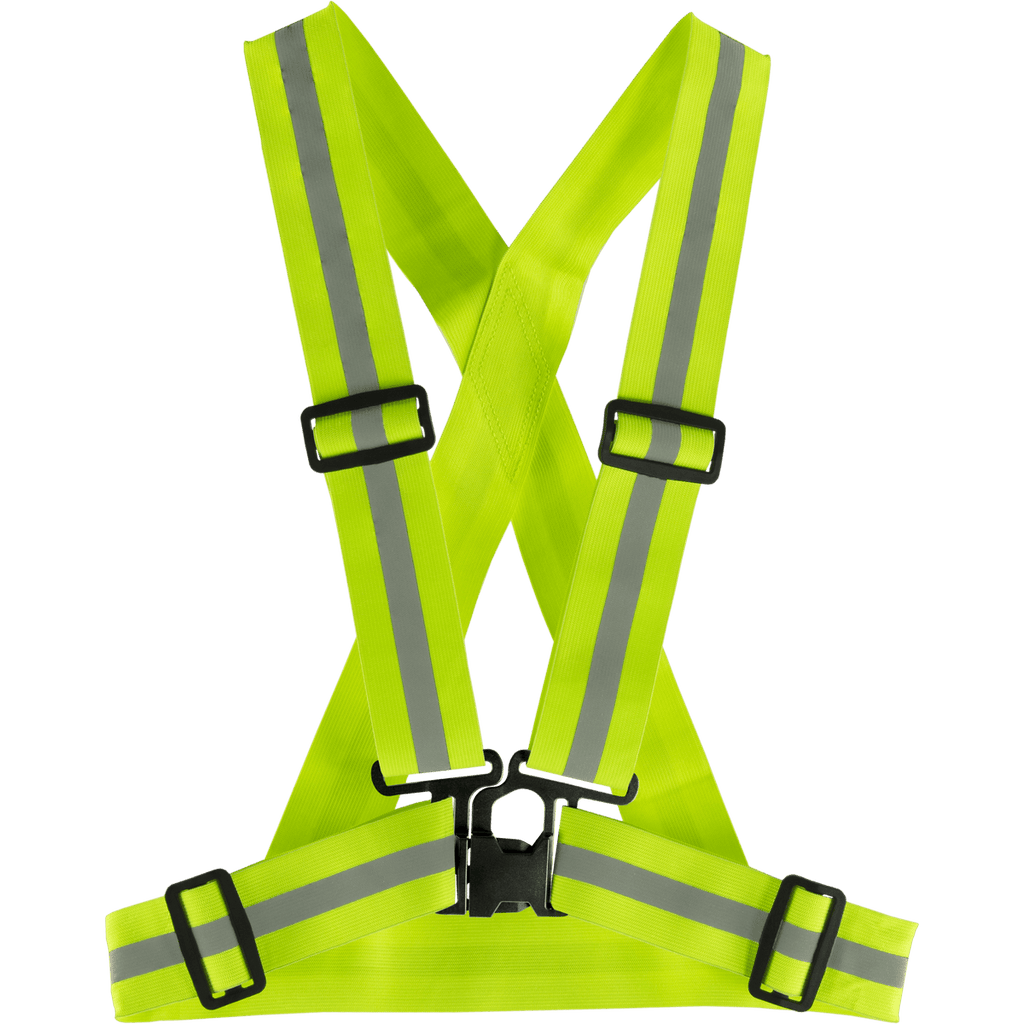 Hi Vis Adjustable Reflective Sash Belt w/ Buckle