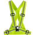 Hi Vis Adjustable Reflective Sash Belt w/ Buckle
