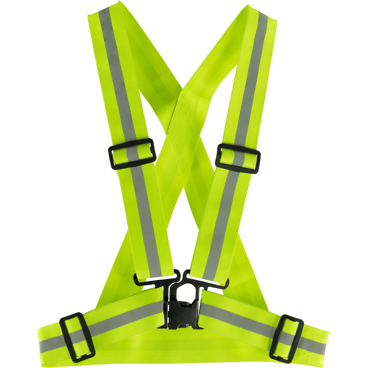Hi Vis Adjustable Reflective Sash Belt w/ Buckle