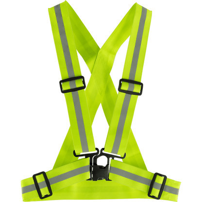 Hi Vis Adjustable Reflective Sash Belt w/ Buckle