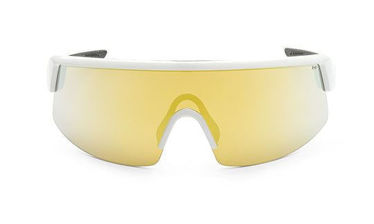 Bomber Rippa: Gold Mirror/White Frame