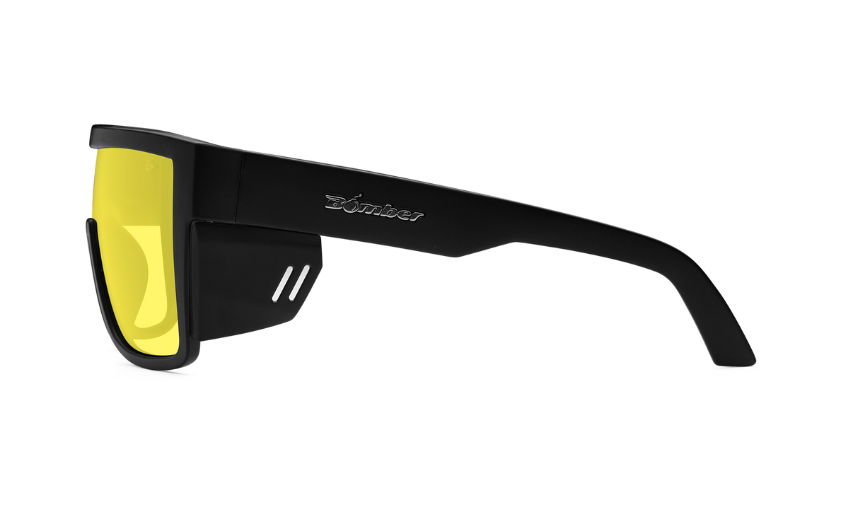 Bomber Buzz: Yellow Lense / Black Frame