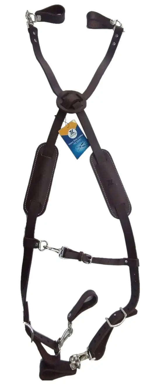 Zeluga: Leather Work Suspenders