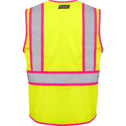 Ironwear: Women Vest (Pink Trim)