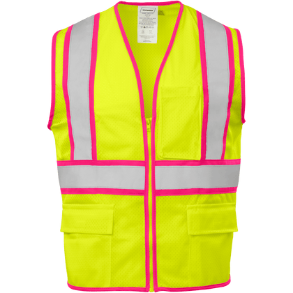 Ironwear: Women Vest (Pink Trim)