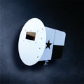 Outlaw Leather: Pancake Welding Hood - Carbon Fiber - White Texas