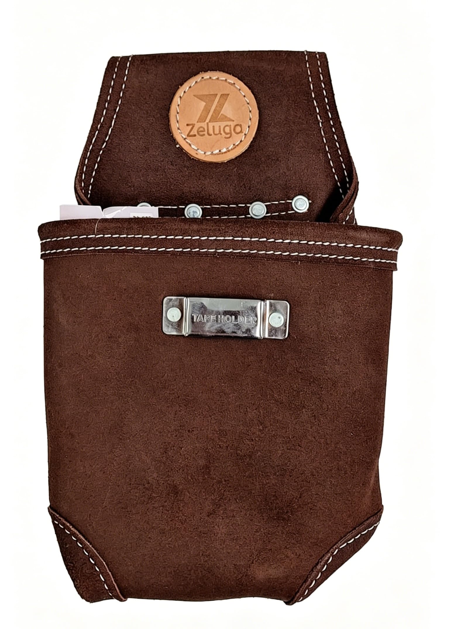 Zeluga:Suede Leather Pouch