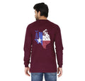 Forge Fr Men's Graphic Printed Long Sleeve T-shirt (Texas)