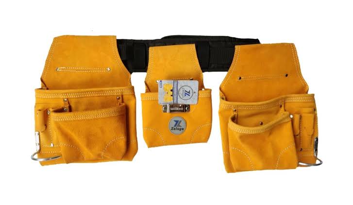 Zeluga:Pocket Rigger Heavy Duty Leather Tool Bag Kit