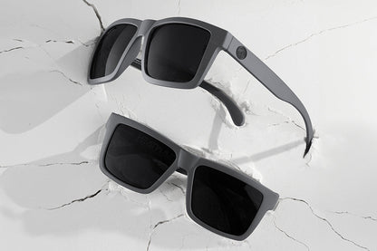 Heatwave Vise: Satin Grey/ Black Lense