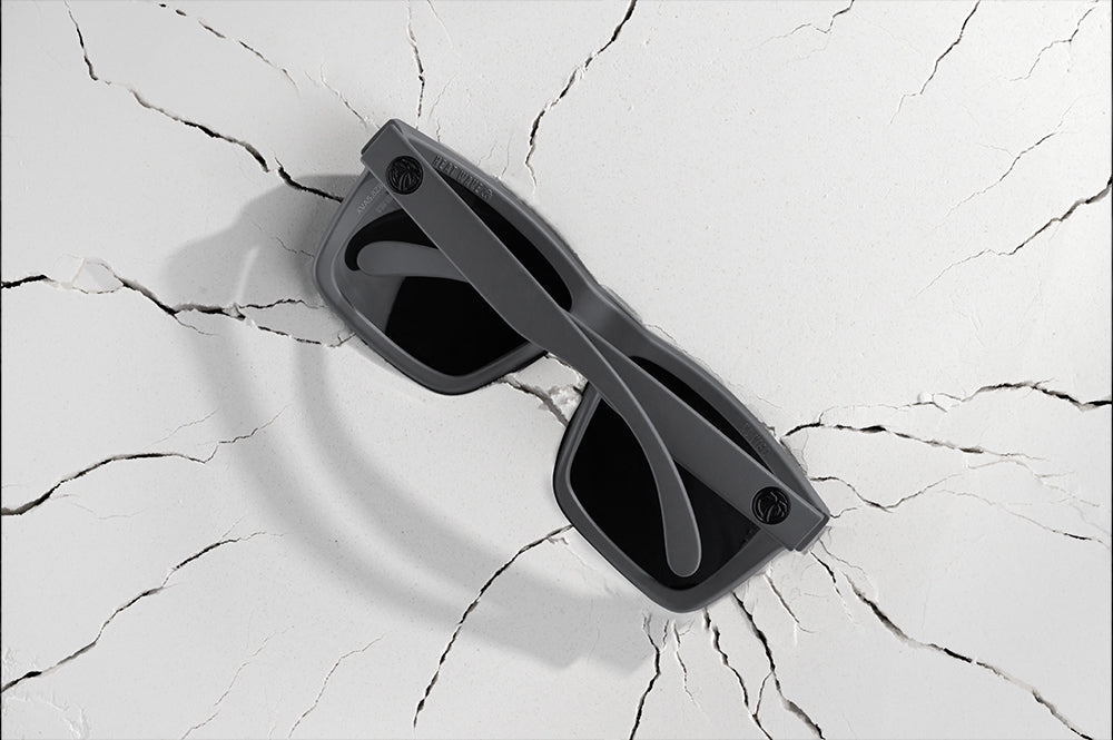 Heatwave Vise: Satin Grey/ Black Lense
