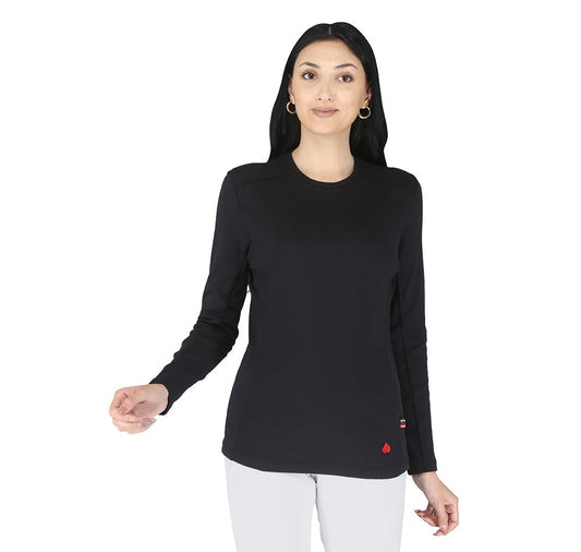 Forge Fr Women's Navy Crew Neck T-shirt