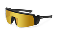 Bomber Smoke: Gold Mirror/Matte Black Frame