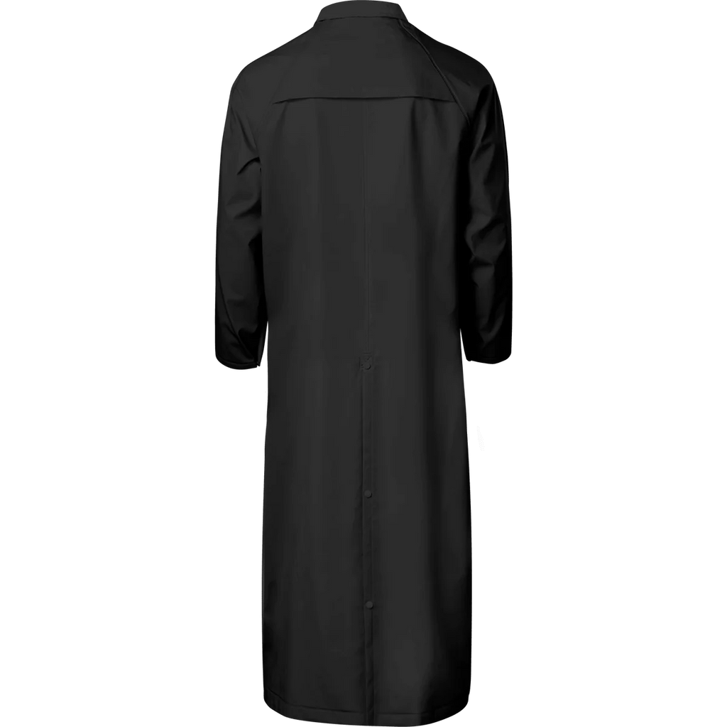Ironwear: 60” PVC/Poly Flame Retardant Rain Coat w/ Corduroy Collar