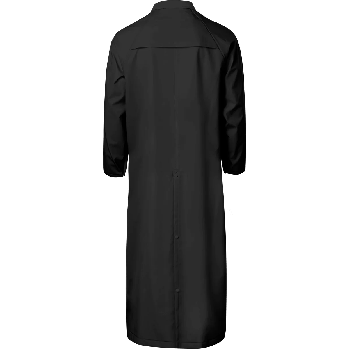Ironwear: 60” PVC/Poly Flame Retardant Rain Coat w/ Corduroy Collar